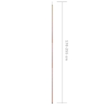 Asta Telescopica per Tenda 170-255cm in Acciaio Zincato