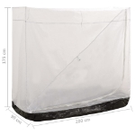 Tenda Interna Universale Grigia 200x90x175 cm