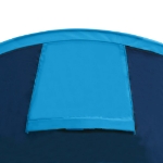 Tenda da Campeggio per 4 Persone Blu Marino/Azzurro