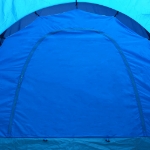 Tenda da Campeggio in Tessuto 9 Persone Blu Scuro e Blu