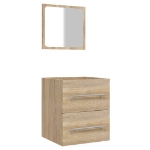 Mobile da Bagno con Specchio Rovere Sonoma 41x38,5x48 cm