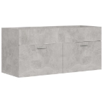 Mobile Sottolavabo Grigio Cemento 100x38,5x46 cm in Truciolato