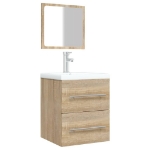Mobile da Bagno con Specchio Rovere Sonoma 41x38,5x48 cm