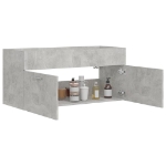 Mobile Sottolavabo Grigio Cemento 100x38,5x46 cm in Truciolato