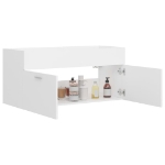 Mobile Sottolavabo Bianco 100x38,5x46 cm in Truciolato