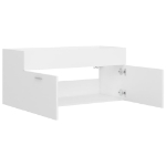 Mobile Sottolavabo Bianco 100x38,5x46 cm in Truciolato