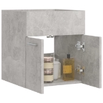 Mobile Sottolavabo Grigio Cemento 41x38,5x46 cm in Truciolato