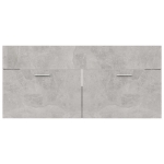 Mobile Sottolavabo Grigio Cemento 100x38,5x46 cm in Truciolato