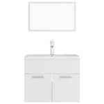 Set Mobili da Bagno Bianco in Truciolato