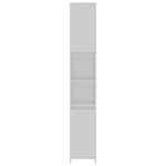 Armadio da Bagno Bianco 30x30x183,5 cm in Truciolato