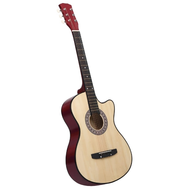 Chitarra Acustica Western con 6 Corde 38" in Legno di Tiglio