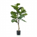 Emerald Pianta di Ficus Lyrata Artificiale 90 cm