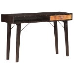 Tavolo Consolle 118x35x76 cm in Legno Massello di Recupero