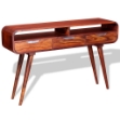 Tavolo Consolle in Legno Massello di Sheesham 120x30x75 cm