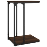 Tavolino Rovere Marrone 40x30x60 cm in Legno Multistrato