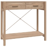 Tavolino Consolle 82x38x75 cm in Legno Multistrato