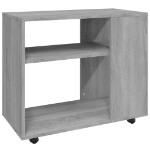 Tavolino da Salotto Grigio Sonoma 70x35x55 cm Legno Multistrato