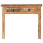 Tavolo Consolle 90,5x30x75cm in Legno di Acacia e di Recupero