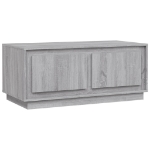 Tavolino da Salotto Grigio Sonoma 102x50x44cm Legno Multistrato