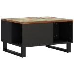 Tavolino da Salotto 60x50x35 cm in Legno Massello di Recupero