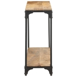 Tavolo Consolle 110x30x75 cm in Legno Massello di Mango