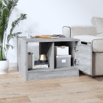 Tavolino da Salotto Grigio Sonoma 50x50x36 cm Legno Multistrato