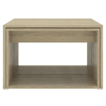 Set 3 Tavolini ad Incastro Sonoma 60x60x38 cm in Truciolato