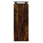 Tavolino Consolle Rovere Fumo 102x30x80 cm in Legno Multistrato