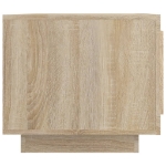 Tavolino da Salotto Rovere Sonoma 102x50x45cm Legno Compensato