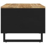Tavolino da Salotto 60x50x40 cm in Legno Massello di Mango