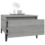 Tavolino Grigio Sonoma 50x46x35 cm in Legno Multistrato