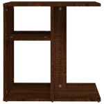 Tavolino da Salotto Rovere Marrone 50x30x50cm Legno Multistrato
