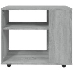 Tavolino da Salotto Grigio Sonoma 70x35x55 cm Legno Multistrato