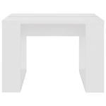 Tavolino Bianco 50x30x50 cm in Legno Multistrato
