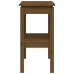Tavolo Consolle Miele 80x40x75 cm in Legno Massello di Pino