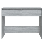 Tavolo Consolle Grigio Sonoma 100x35x76,5 cm in Truciolato