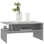 Tavolino Salotto Grigio Sonoma 90x60x42,5 cm Legno Multistrato