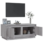 Tavolino da Salotto Grigio Sonoma 102x50x44cm Legno Multistrato