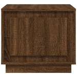 Tavolino da Salotto Rovere Marrone 51x50x44cm Legno Multistrato