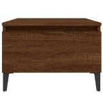Tavolino da Salotto Rovere Marrone 50x46x35cm Legno Multistrato