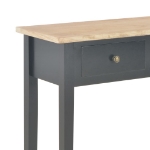 280055 Consolle da Trucco Nero 79x30x74 cm in Legno