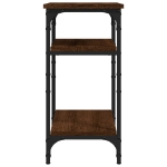 Tavolino Rovere Marrone 35x30x60 cm in Legno Multistrato