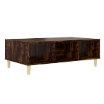 Tavolino da Salotto Rovere Fumo 103,5x60x35cm in Truciolato