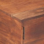 Tavolino da Caffè Marrone Miele 67x67x45 cm in Massello Acacia