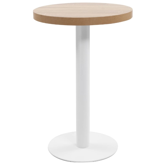 Tavolo da Bistrot Marrone Chiaro 50 cm in MDF