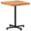 Tavolino da Bistrot Quadrato 60x60x75 cm in Massello di Acacia