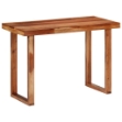 Tavolo da Pranzo 110x50x76 cm Legno Massello di Acacia