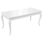 Tavolo da Pranzo 179x89x81 cm Bianco Lucido