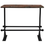 Tavolino da Bar Massello di Recupero Multicolore 150x70x107 cm