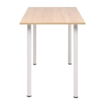 Tavolo da Pranzo 120x60x73 cm Rovere e Bianco